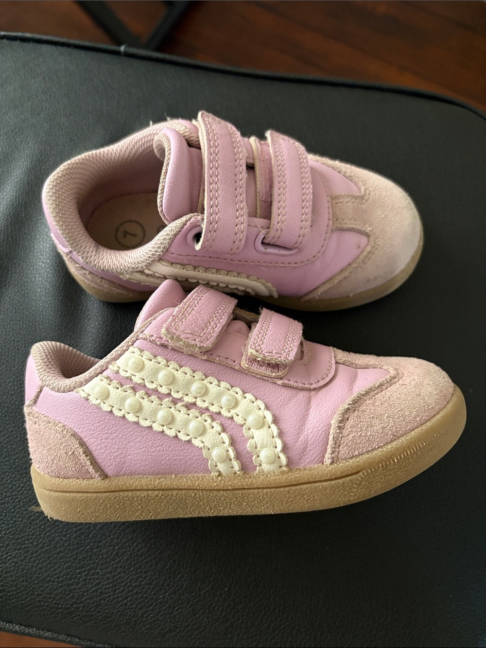 Cat & Jack Velcro Sneakers with Cream Accents